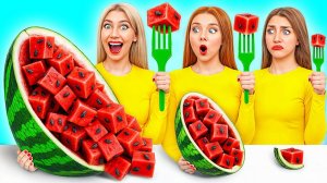 Большая, Средняя или Маленькая Тарелка Челлендж # Смешные Ситуации с Едой от Candy DO