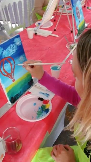 Живопись акрилом. Выездной мастер-класс от студии Задело в Санкт-Петербурге