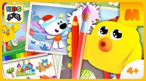 Мимимишки Живые рисунки в игре для детей. Ми-ми-мишки Рисование Играем. Мультики для детей