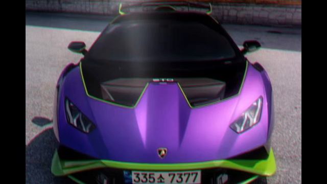 Lamborghini Huracan фиолетовый эдит