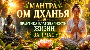 Мантра Ом Дханья практика благодарности жизни за 1 час 🙏🌿