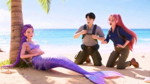 В ловушке из шёлка! 🧜♀️ Эпический квест Джину и Миры по спасению русалки Руми ✨