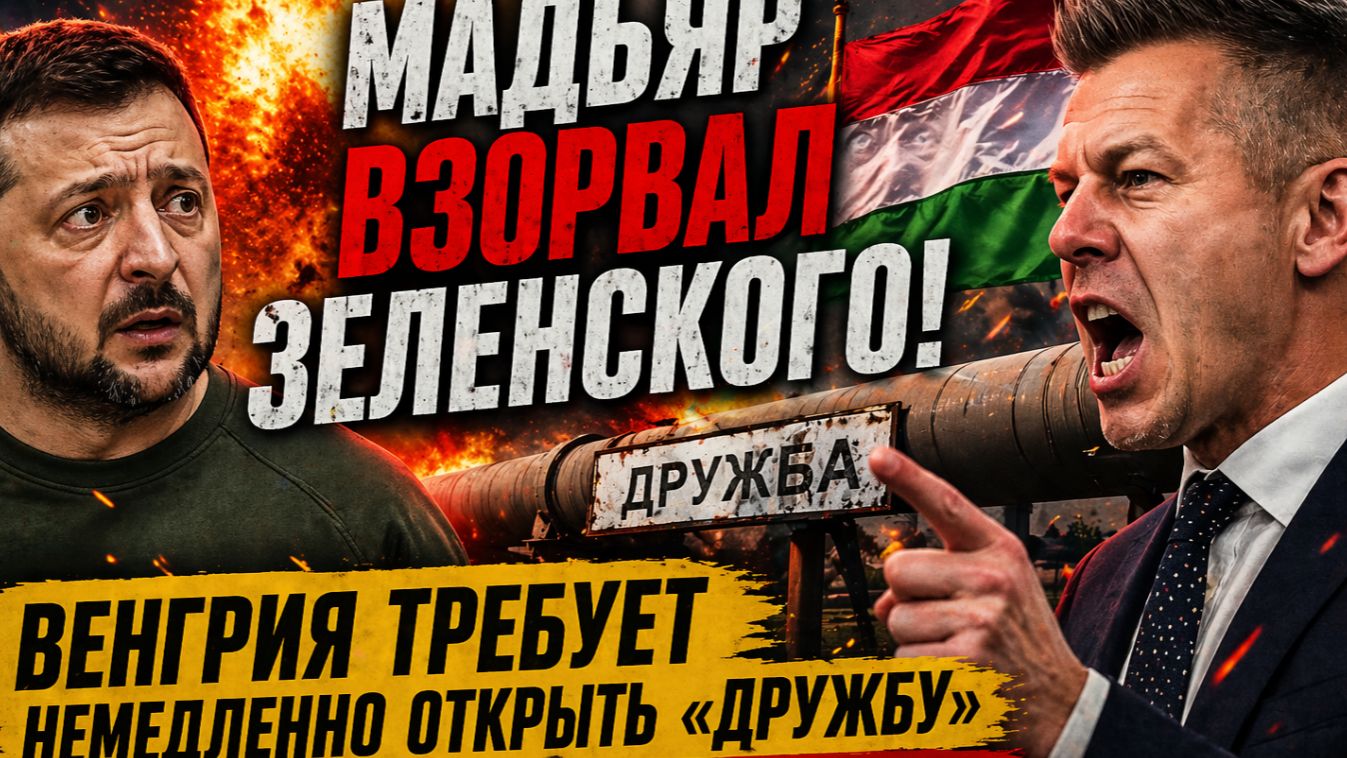 💥 МАДЬЯР ПОРВАЛ ЗЕЛЕНСКОГО! Венгрия требует немедленно открыть «Дружбу» — или кредита не будет!