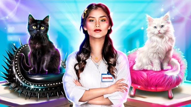 Мы спасли беременную кошку! Хороший vs плохой доктор!