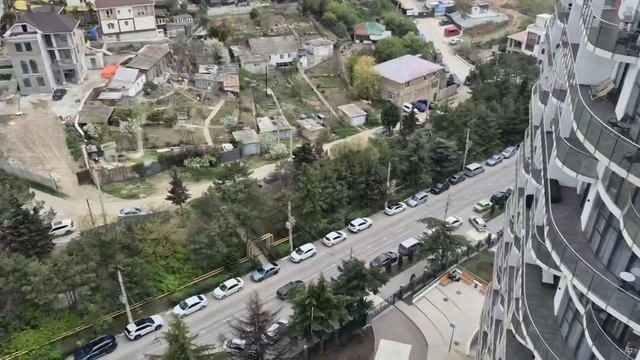 Вид с 16 этажа Алушта