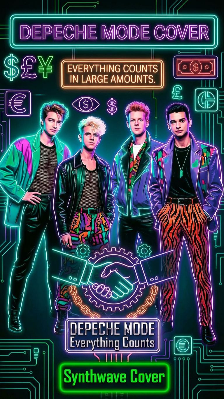Depeche Mode - Everything Counts. Synthwave cover