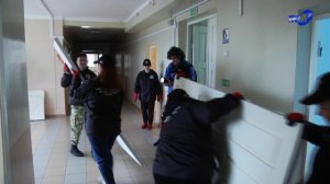 Старт ремонтным работам Мозырского родильного дома сегодня официально дал Иван Крупко