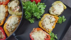 Фаршированный перец за 30 минут - без заморочек и без лишних рук! 🫑🔥