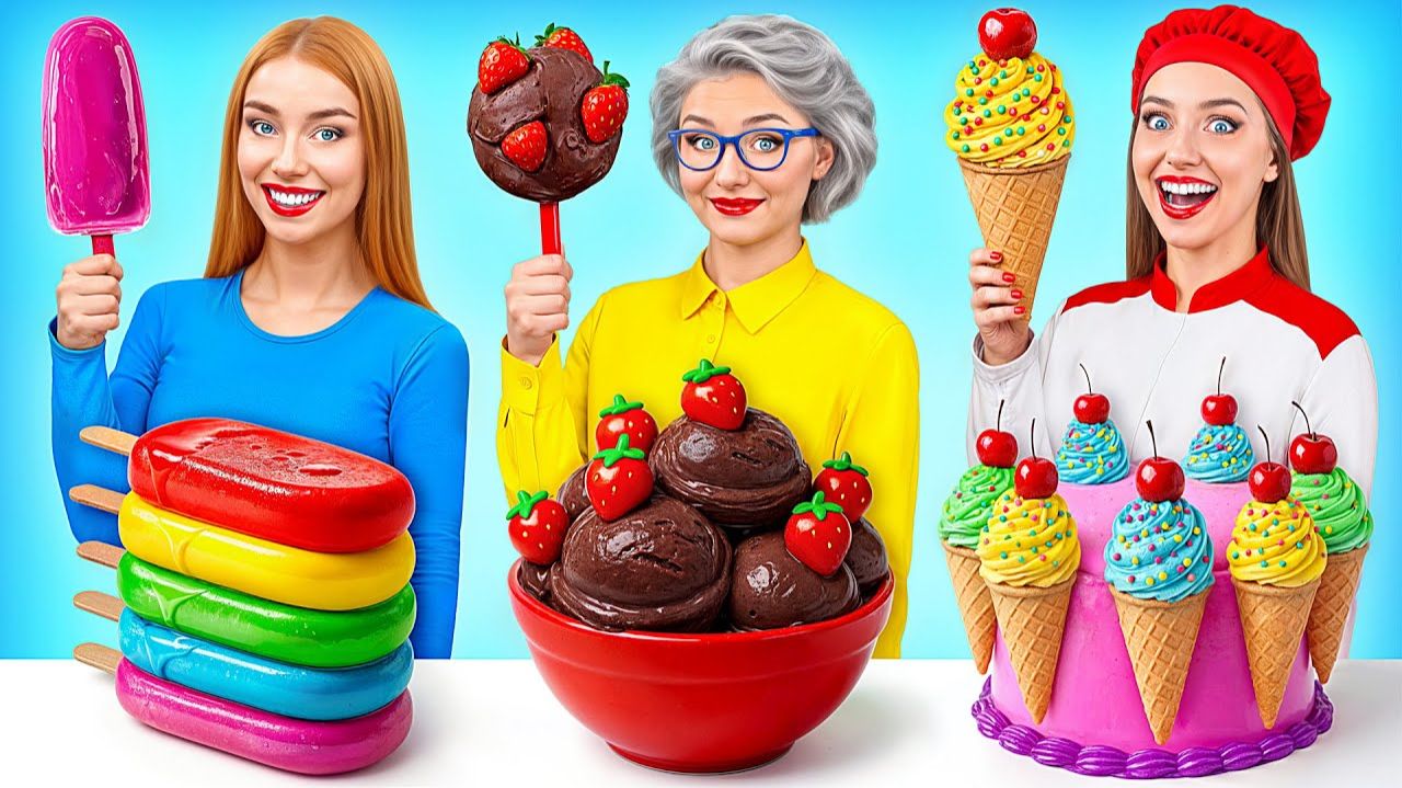 Кулинарный Челлендж Я против Бабушки  Забавная Кухонная Битва