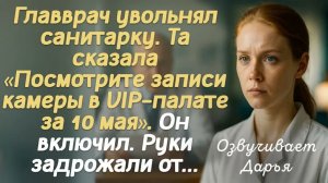 Аудио истории слушать. Интересные истории.  Главврач увольнял санитарку. Та сказала «Посмотрите...