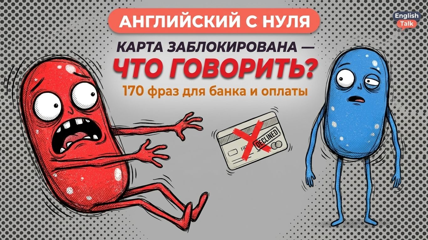 Карта не работает. Оператор ждёт. Ты молчишь. 170 живых фраз — от банкомата до chargeback.