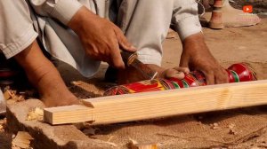 Техника плетения детской кроватки из нейлоновой веревки ручной работы.