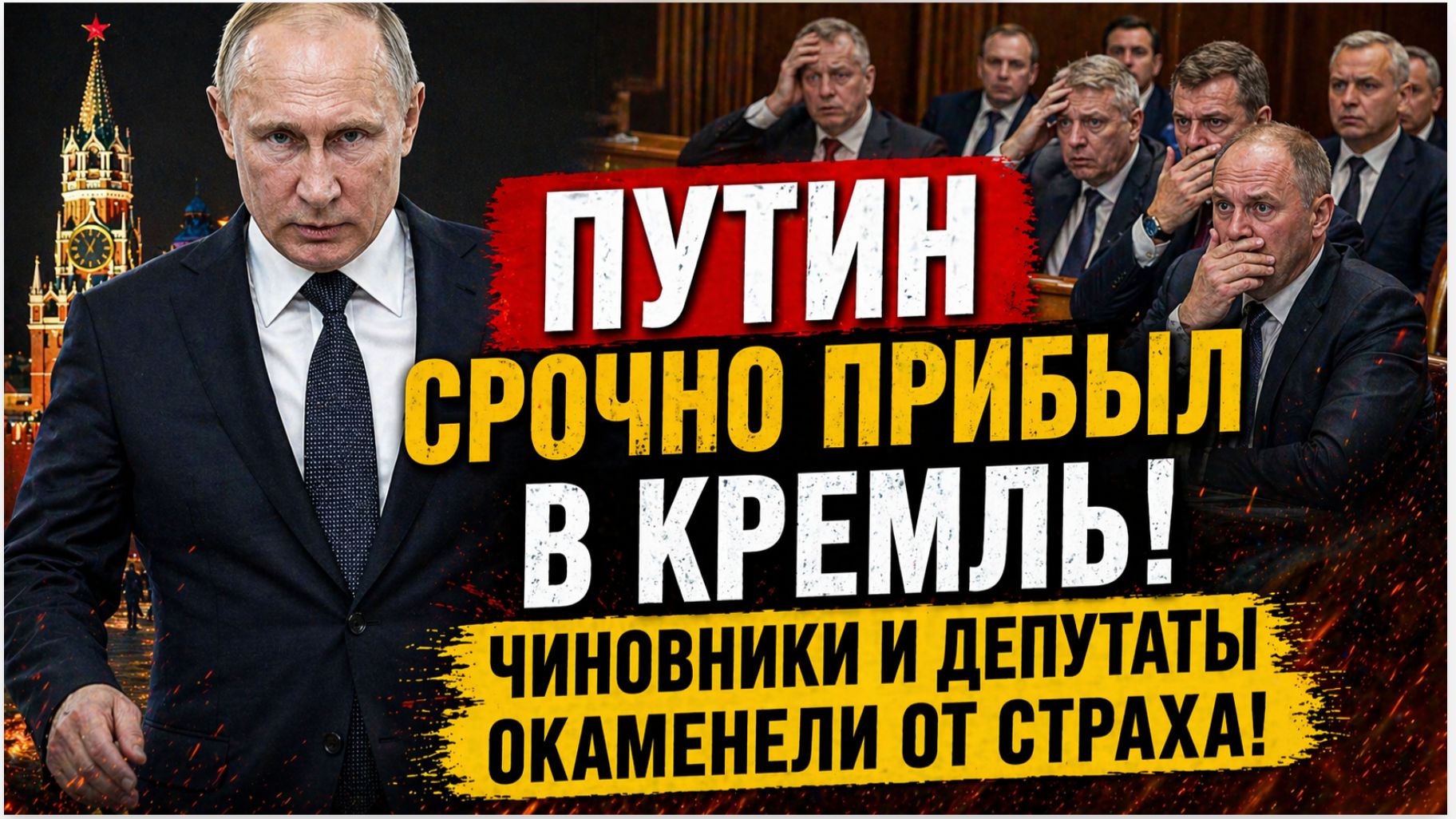 💥ДЕПУТАТЫ ОСТОЛБЕНЕЛИ!  ПУТИН СРОЧНО В КРЕМЛЕ! ЧИНОВНИКИ В ШОКЕ — ЧТО ПРОИСХОДИТ