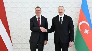 Президент Латвии Эдгарс Ринкевичс прибыл в Азербайджан с официальным визитом
