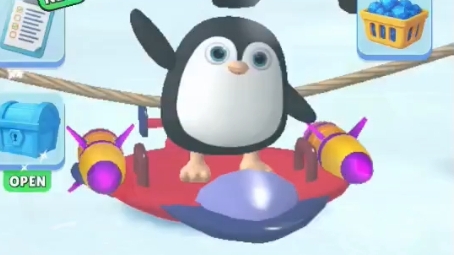 Sled Surfers. Пингвин на ледянке