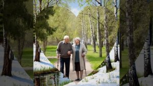 Снег уходя прослезился...