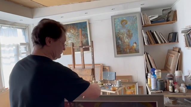 Владимир Шевардин. В мастерской художника