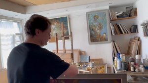 Владимир Шевардин. В мастерской художника