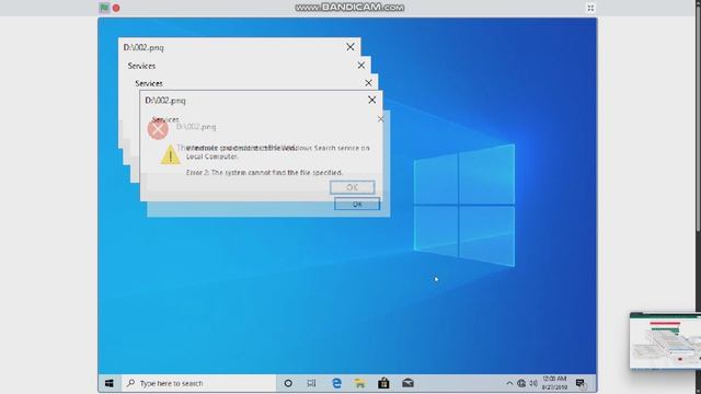 crazy error windows 10!