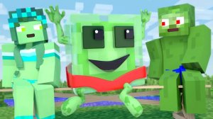 Школа монстров: Слизняк влюбился!!! Майнкрафт Мультик