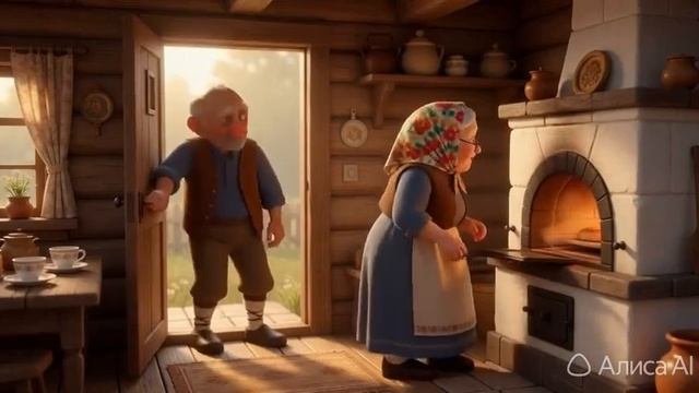 Репка. Бабка не пошла с дедом