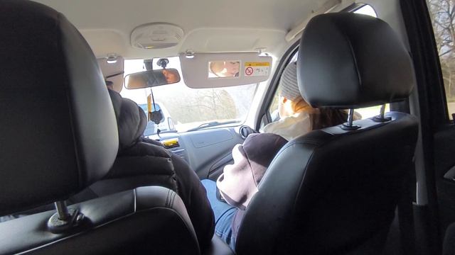 Любашины будни,едем в магазин ✅