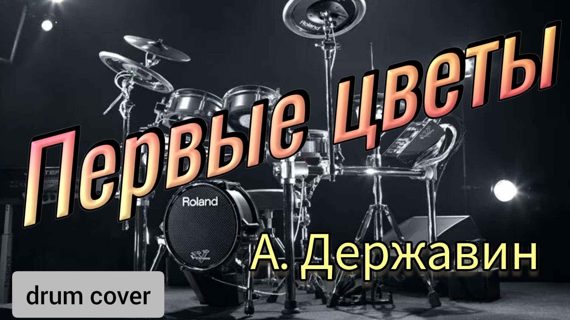 А. Державин - Первые цветы (drum Cover)🥁.mp4