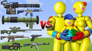 Какой Тачз Пушка Самая Сильный ПРОТИВ СЕМЬИ ДЕВУШКИ-ИГРОКА ?