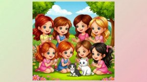 С Днём рождения! Именное поздравление для девочек.