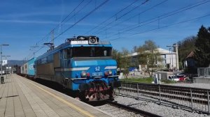 Электровоз 363-001 с контейнерным поездом