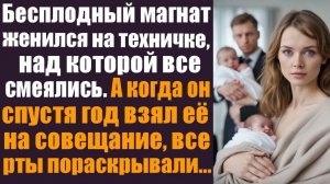 Рассказы о жизни. Драматические истории. Бесплодный магнат женился на техничке, над которой все...