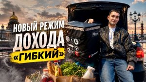 НОВЫЙ РЕЖИМ ДОХОДА "ГИБКИЙ"/ЯНДЕКС ПРО ДОСТАВКА/Дополнительная комиссия/Доставка на своем авто/СПБ