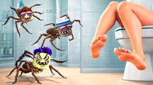 ПРИХЛОПНИ ПАУКА! ОПАСНЫЕ ПАУКИ В ROBLOX