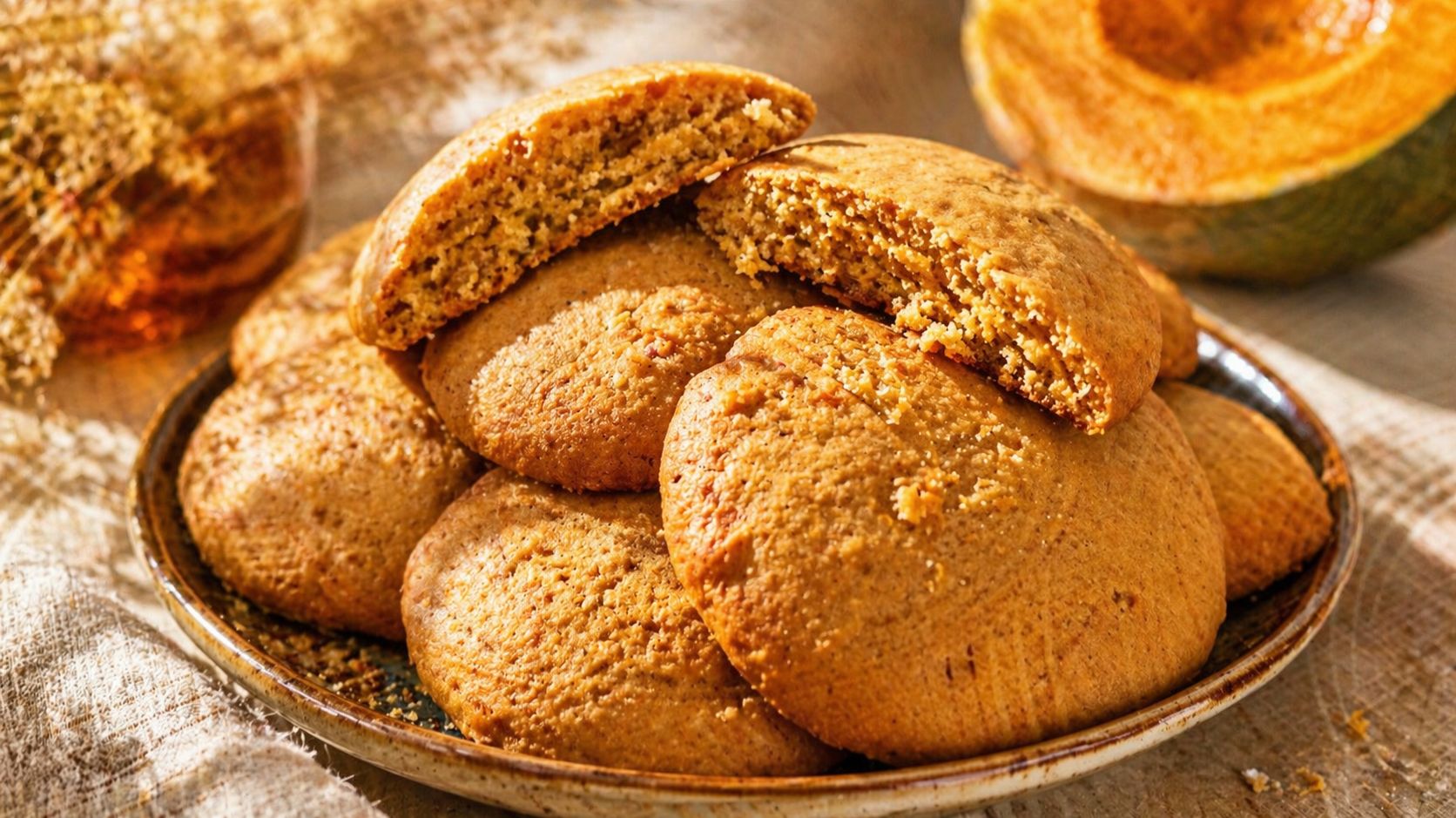 Готовлю тыквенное печенье, которое съедают ещё тёплым! Очень мягкое