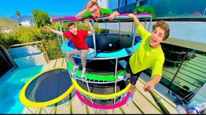 Кто Последний Покинет БАШНЮ из БАТУТОВ Челлендж ! Видео Влада Бумага а4 А 4 Bumaga