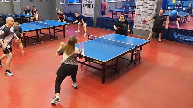 I ф. ЧирковНельсон 1473 - СадовниковЮжакова 1208 19.04 Парный турнир по настольному теннису