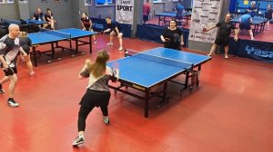 I ф. Чирков/Нельсон (1473) - Садовников/Южакова (1208) 19.04 Парный турнир по настольному теннису