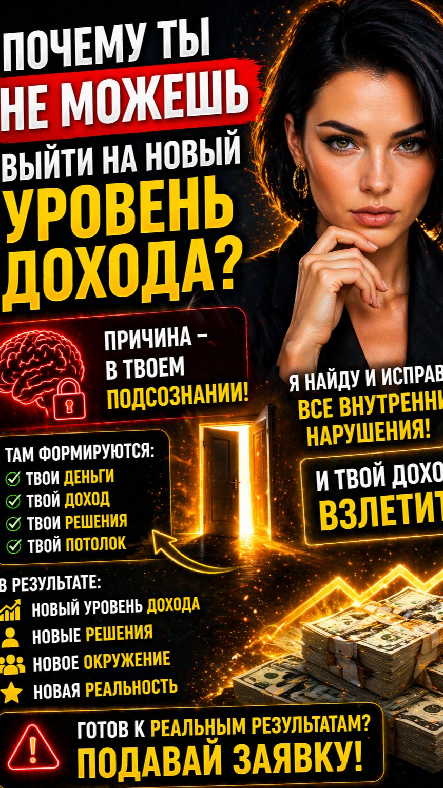 Почему ты не можешь выйти на новый уровень дохода