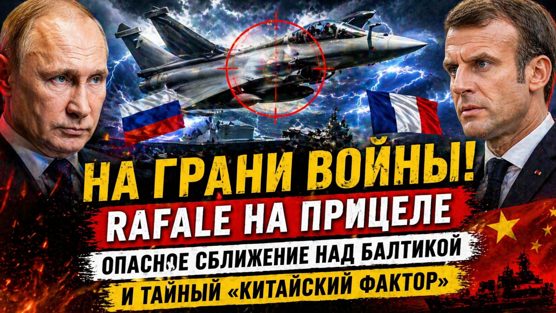 НА ГРАНИ ВОЙНЫ! Rafale на прицеле опасное сближение над Балтикой и тайный «китайский фактор»