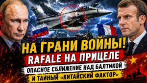 НА ГРАНИ ВОЙНЫ! Rafale на прицеле опасное сближение над Балтикой и тайный «китайский фактор»