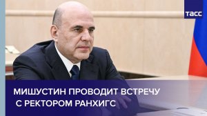 Мишустин проводит встречу с ректором РАНХиГС