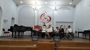 Отчетный концерт отдела духовых и ударных инструментов