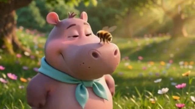 🦛💕 БЕГЕМОТИК УСТРОИЛ ПРЕКРАСНЫЙ ДЕНЬ — И ЭТО ГЕНИАЛЬНО! 😍✨