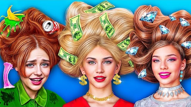 Бедная vs богатая vs ультра богатая девушка челлендж