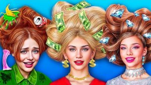 Бедная vs богатая vs ультра богатая девушка челлендж