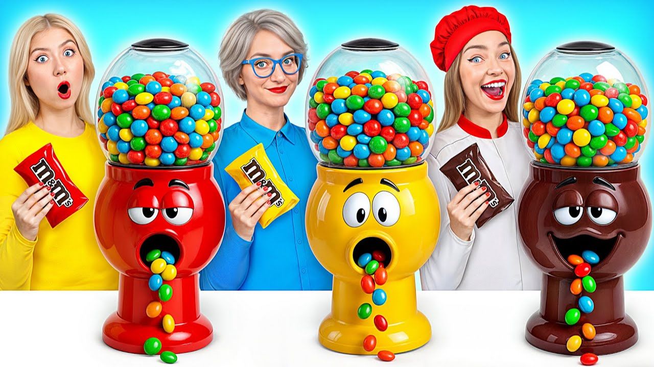 Кулинарный Челлендж Я против Бабушки  Безумные Ситуации с Едой