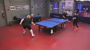 I ф. Чирков/Нельсон (1473) - Мухаметов/Киреева (1065) 19.04 Парный турнир по настольному теннису