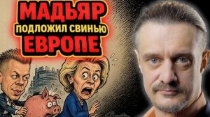 ВЕНГРИЯ ПОДЛОЖИЛА СВИНЬЮ ЕВРОПЕ