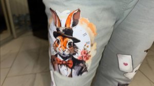 Переделка джинсов - штанишки очень даже повеселели.