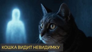 Кошка видит невидимку (Мистическая история, полтергейст, паранормальные явления)